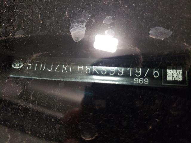 5TDJZRFH8KS991976 - 2019 TOYOTA HIGHLANDER SE Blau Foto 13