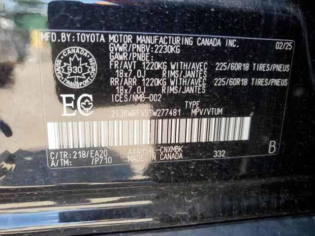 2T3RWRFV5SW277481 - 2025 TOYOTA RAV4 XLE Qara foto 14