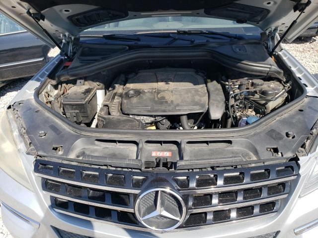4JGDA5HB6CA003660 - 2012 MERCEDES-BENZ ML 350 4MATIC SILVER photo 12