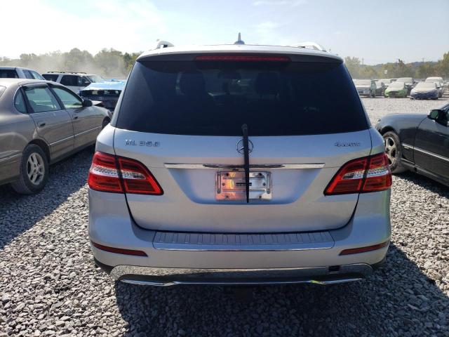 4JGDA5HB6CA003660 - 2012 MERCEDES-BENZ ML 350 4MATIC SILVER photo 6
