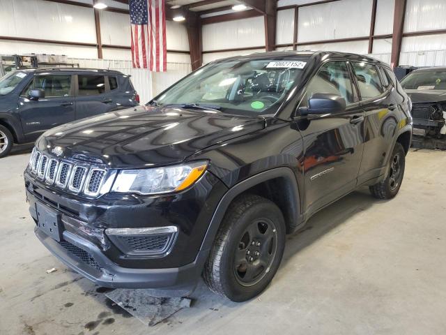 3C4NJDAB3MT566091 - 2021 JEEP COMPASS SPORT BLACK photo 1