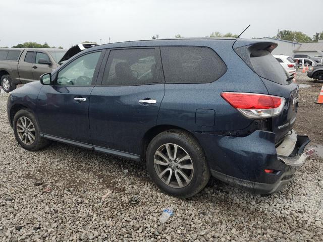 5N1AR2MN8DC646298 - 2013 NISSAN PATHFINDER S BLUE photo 2