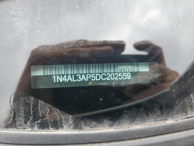 1N4AL3AP5DC202559 - 2013 NISSAN ALTIMA 2.5 თეთრი ფოტო 12