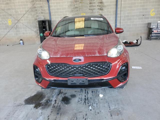 KNDP6CAC4M7858673 - 2021 KIA SPORTAGE S RED photo 5