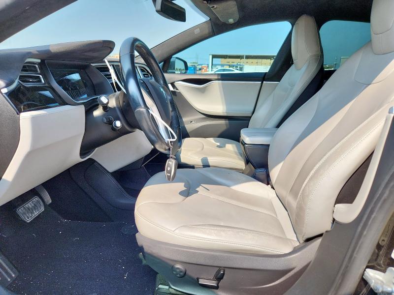 5YJSA1S17EFP62168 - 2014 TESLA MODEL S BLACK photo 7