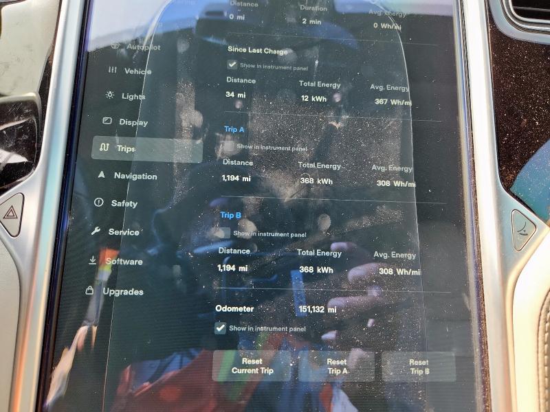 5YJSA1S17EFP62168 - 2014 TESLA MODEL S BLACK photo 9