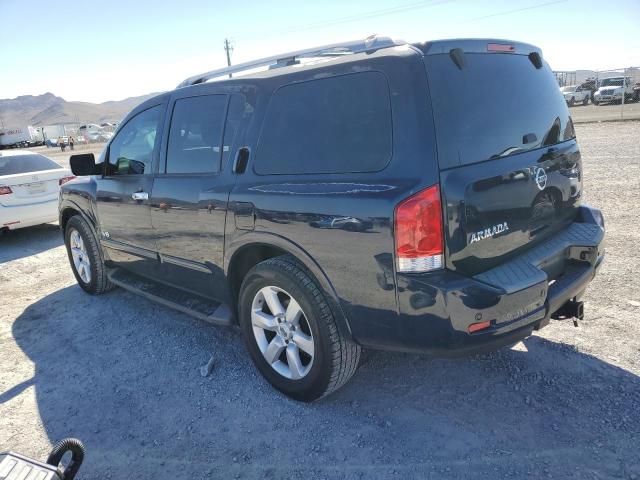 5N1AA08D18N606443 - 2008 NISSAN ARMADA SE BLUE photo 2