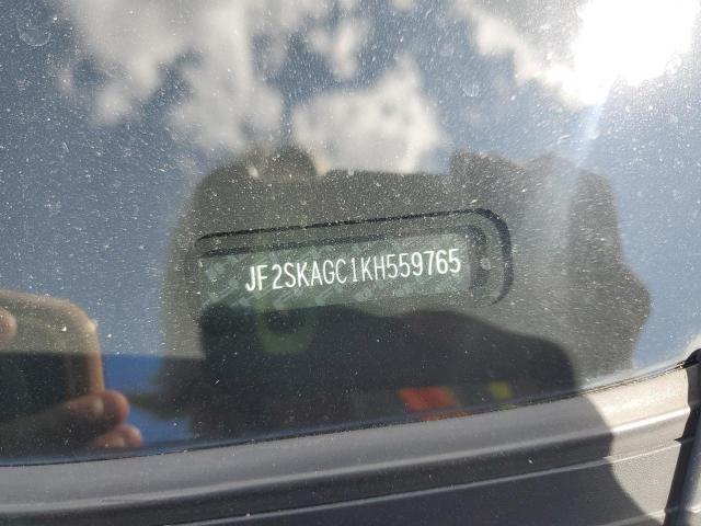 JF2SKAGC1KH559765 - 2019 SUBARU FORESTER PREMIUM Gri fotoğraf 12