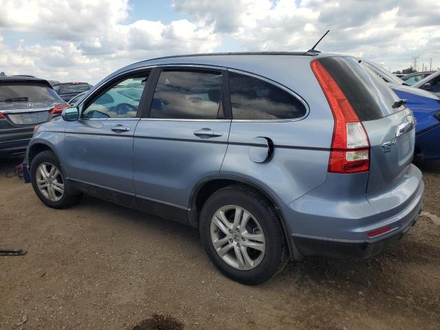 5J6RE3H71AL024684 - 2010 HONDA CR-V EXL BLUE photo 2