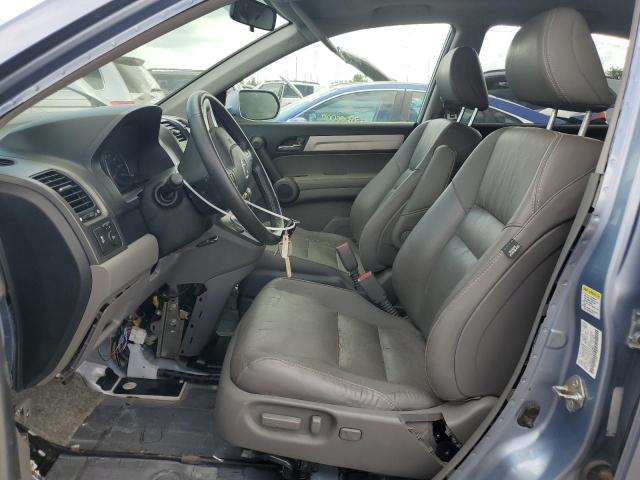 5J6RE3H71AL024684 - 2010 HONDA CR-V EXL BLUE photo 7