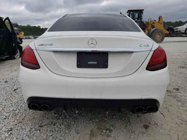 55SWF6EB5KU287098 - 2019 MERCEDES-BENZ C 43 AMG WHITE photo 6