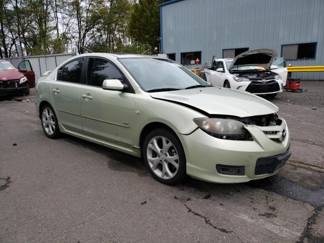 JM1BK324381183355 - 2008 MAZDA 3 S GREEN photo 4