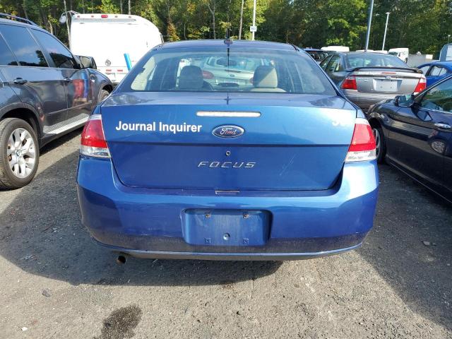 1FAHP34N88W105745 - 2008 FORD FOCUS S/SE BLUE photo 6