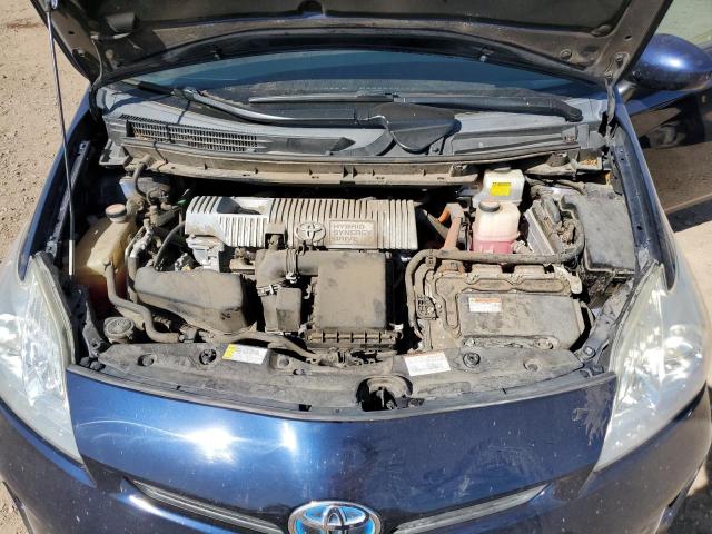 JTDKN3DU9F1998449 - 2015 TOYOTA PRIUS BLUE photo 11