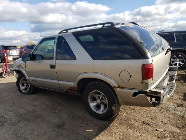 1GNCS18X03K103059 - 2003 CHEVROLET BLAZER BEIGE photo 2