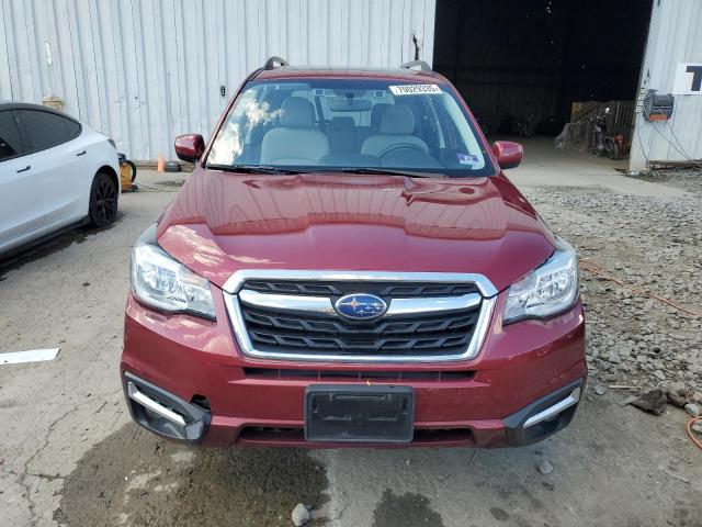 JF2SJAGC6JH404212 - 2018 SUBARU FORESTER 2.5I PREMIUM BURGUNDY photo 5