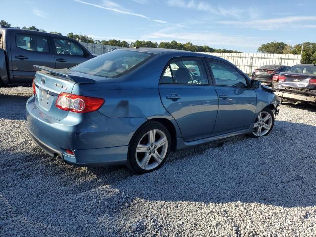 5YFBU4EE5DP165143 - 2013 TOYOTA COROLLA BASE TEAL photo 3