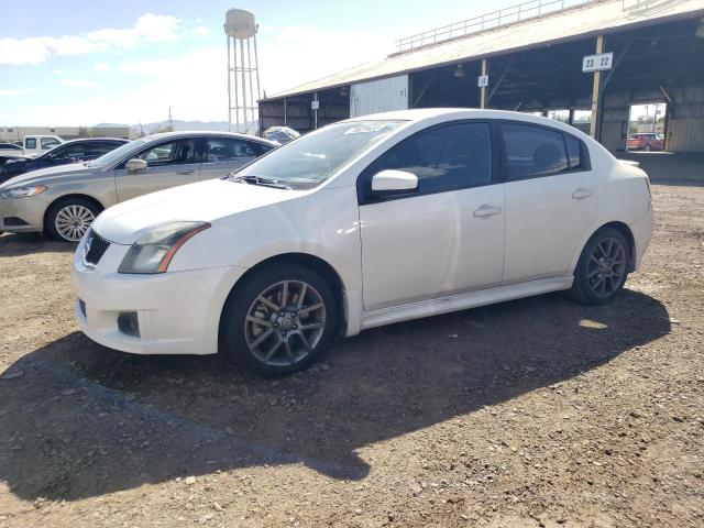 3N1CB6AP3BL608951 - 2011 NISSAN SENTRA SE-R SPEC V WHITE photo 1