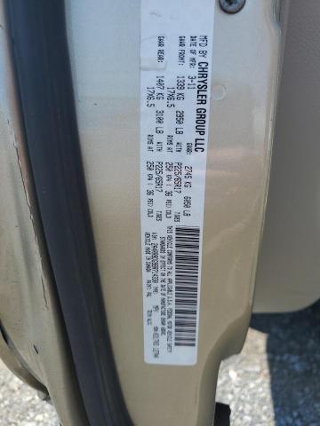 2A4RR8DG9BR714330 - 2011 CHRYSLER TOWN & COU TOURING L GOLD photo 13