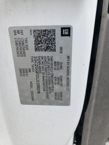 1GCZGGFG1J1339278 - 2018 CHEVROLET EXPRESS G3500 WHITE photo 13