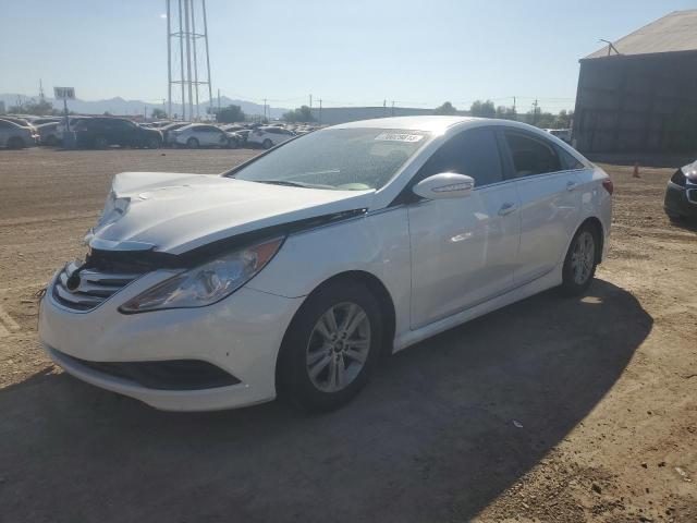 5NPEB4AC2EH829470 - 2014 HYUNDAI SONATA GLS WHITE photo 1