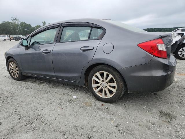 19XFB2F94CE328345 - 2012 HONDA CIVIC EXL ნაცრისფერი ფოტო 2