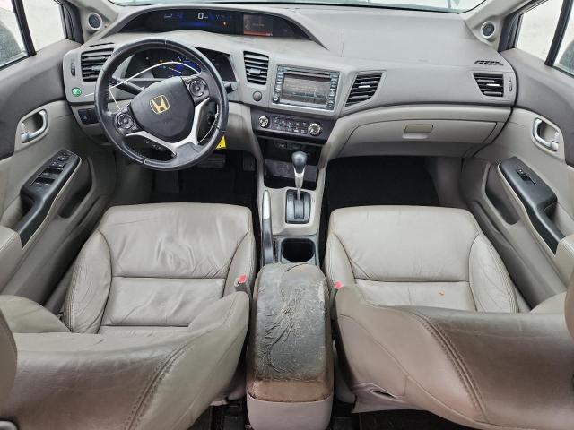 19XFB2F94CE328345 - 2012 HONDA CIVIC EXL ნაცრისფერი ფოტო 8