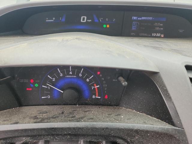 19XFB2F94CE328345 - 2012 HONDA CIVIC EXL ნაცრისფერი ფოტო 9