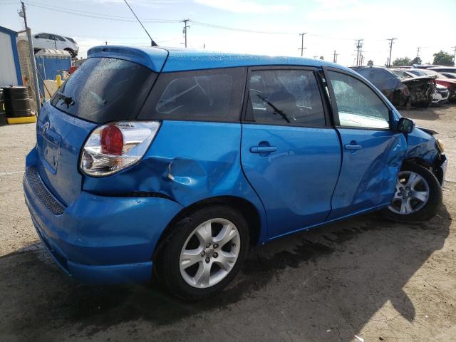 2T1KR32E18C719168 - 2008 TOYOTA COROLLA MA XR BLUE photo 3