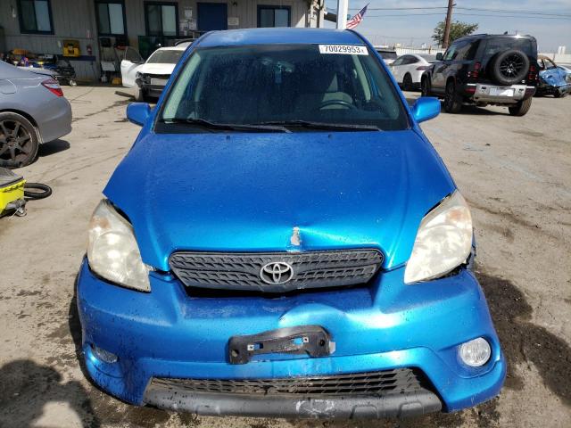 2T1KR32E18C719168 - 2008 TOYOTA COROLLA MA XR BLUE photo 5