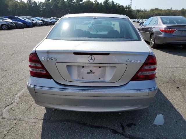 WDBRF84J75F675645 - 2005 MERCEDES-BENZ C 320 4MATIC SILVER photo 6