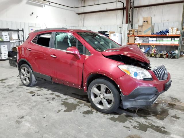 KL4CJASB4EB593530 - 2014 BUICK ENCORE BURGUNDY photo 4