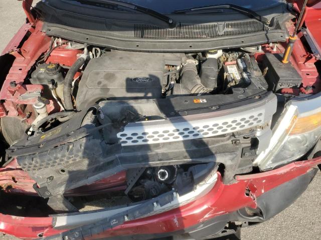 1FMHK8B87BGA00517 - 2011 FORD EXPLORER RED photo 12