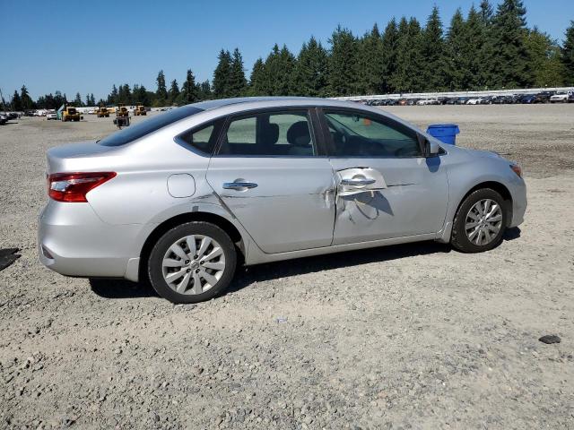 3N1AB7AP0KY214422 - 2019 NISSAN SENTRA S 银色 照片 3