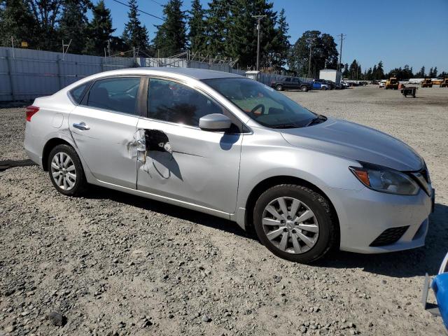 3N1AB7AP0KY214422 - 2019 NISSAN SENTRA S 银色 照片 4