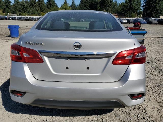 3N1AB7AP0KY214422 - 2019 NISSAN SENTRA S 银色 照片 6