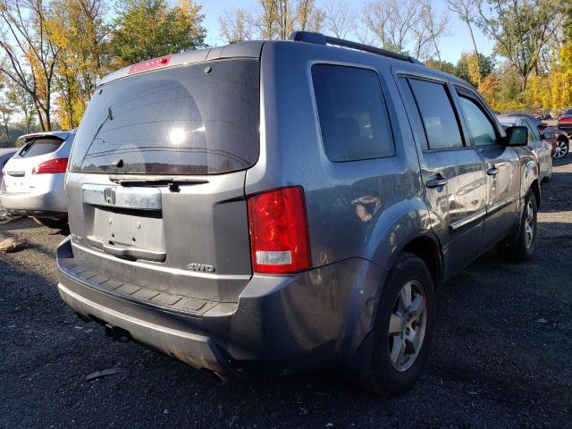 5FNYF4H79BB100998 - 2011 HONDA PILOT EXLN CHARCOAL photo 3