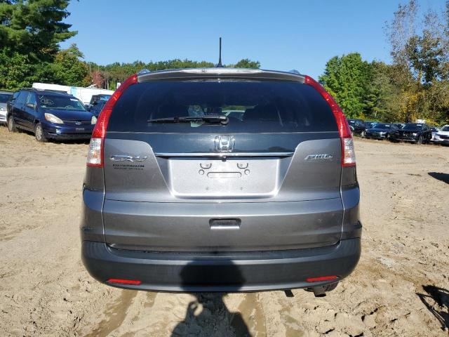 2HKRM4H70EH614447 - 2014 HONDA CR-V EXL GRAY photo 6