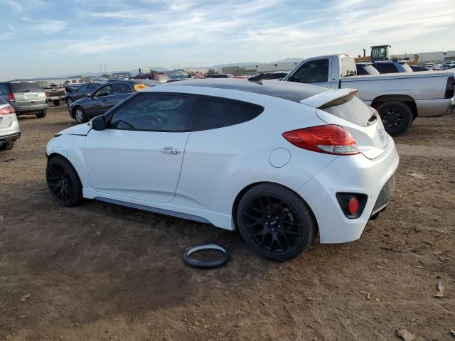 KMHTC6AE8GU294151 - 2016 HYUNDAI VELOSTER TURBO WHITE photo 2