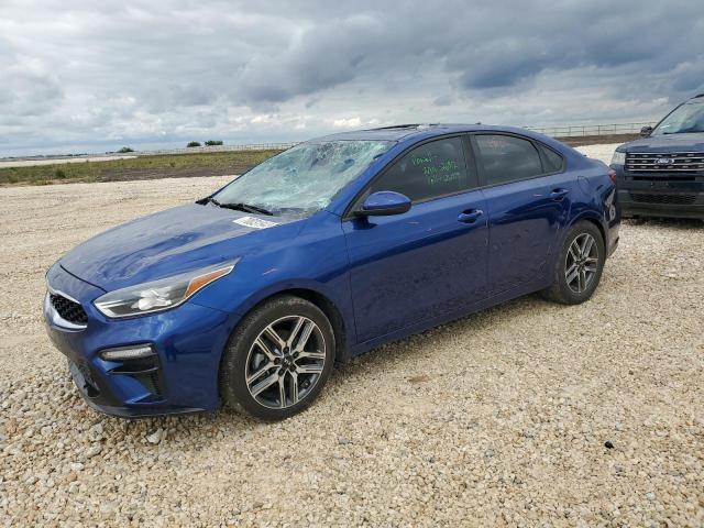 3KPF34AD0KE025923 - 2019 KIA FORTE GT LINE BLUE photo 1