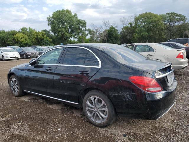 55SWF4KB4FU009467 - 2015 MERCEDES-BENZ C 300 4MATIC BLACK photo 2