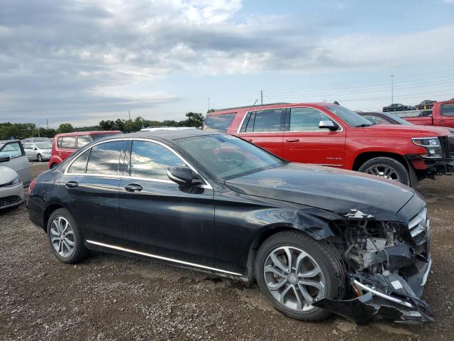 55SWF4KB4FU009467 - 2015 MERCEDES-BENZ C 300 4MATIC BLACK photo 4