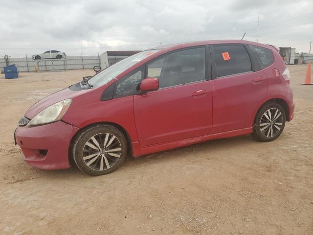 JHMGE8G41AC002152 - 2010 HONDA FIT SPORT RED photo 1