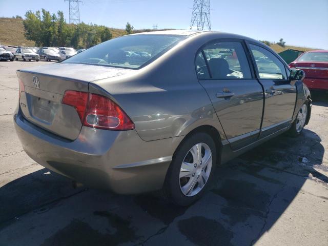 2HGFA16508H524287 - 2008 HONDA CIVIC LX BEIGE photo 3