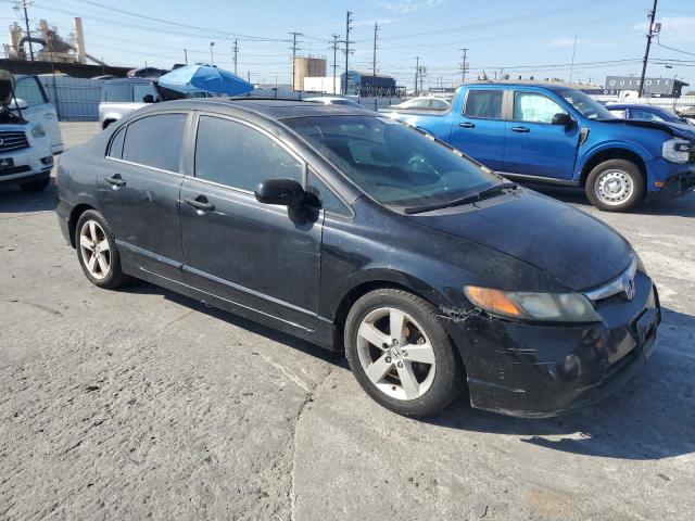 1HGFA16877L128756 - 2007 HONDA CIVIC EX BLACK photo 4