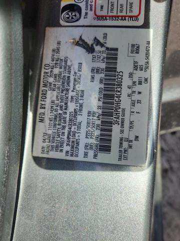 3FAHP0HG4CR380325 - 2012 FORD FUSION SE 灰色 照片 12