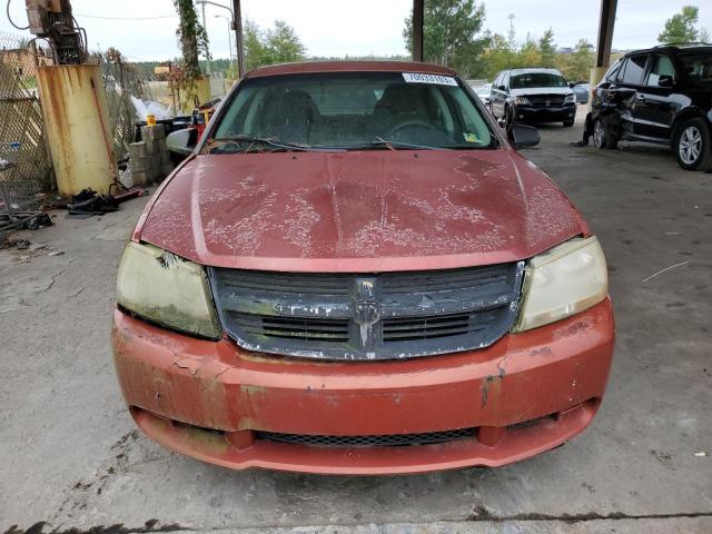 1B3LC56K18N153674 - 2008 DODGE AVENGER SXT ORANGE photo 5