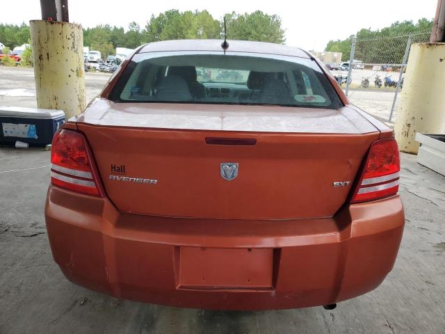 1B3LC56K18N153674 - 2008 DODGE AVENGER SXT ORANGE photo 6