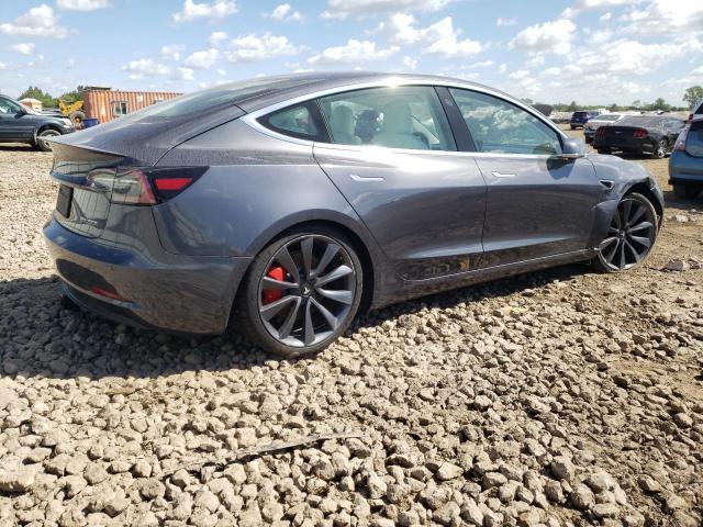 5YJ3E1EC1LF736362 - 2020 TESLA MODEL 3 Сұр фото 3