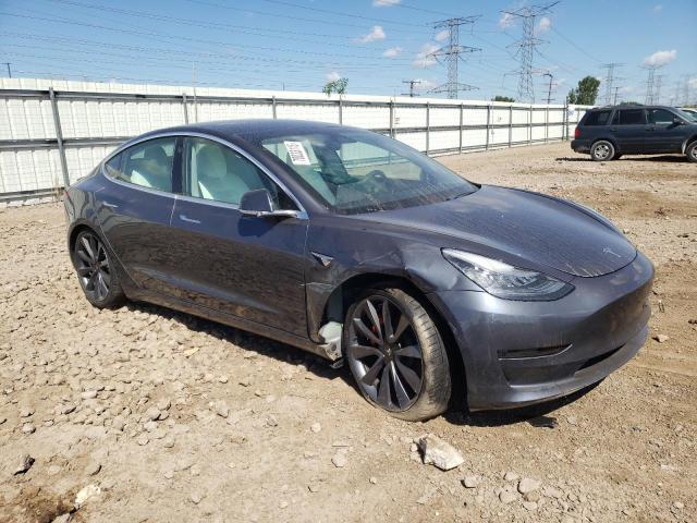 5YJ3E1EC1LF736362 - 2020 TESLA MODEL 3 Сұр фото 4